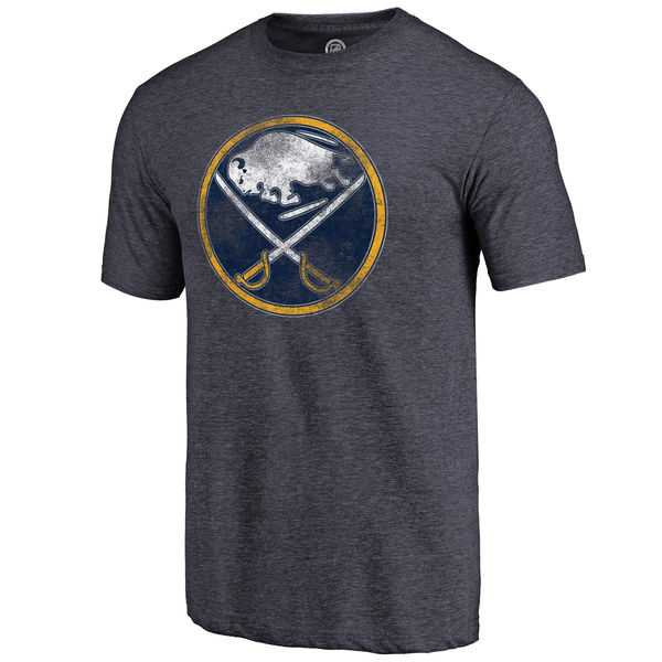 Men's Buffalo Sabres Fanatics Branded Distressed Team Primary Logo Tri Blend T-Shirt Navy FengYun,We sell and wholesale Men's Buffalo Sabres Fanatics Branded Distressed Team Primary Logo Tri Blend T-Shirt Navy FengYun on line form chian!